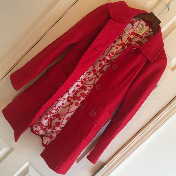 Tulle Jackets & Blazers - Red pea coat 🧥